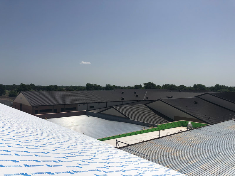 Bixby Public Schools 7th Grade Addition — commercial roofing project by American Roofing
