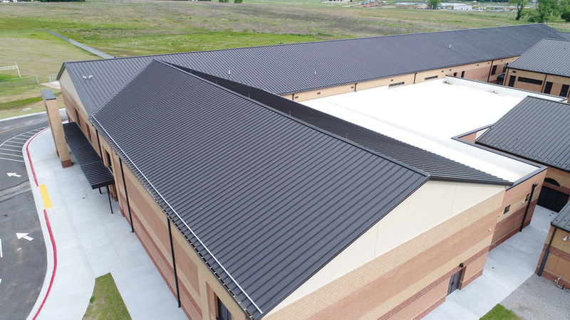 Bixby Public Schools 7th Grade Addition — commercial roofing project by American Roofing