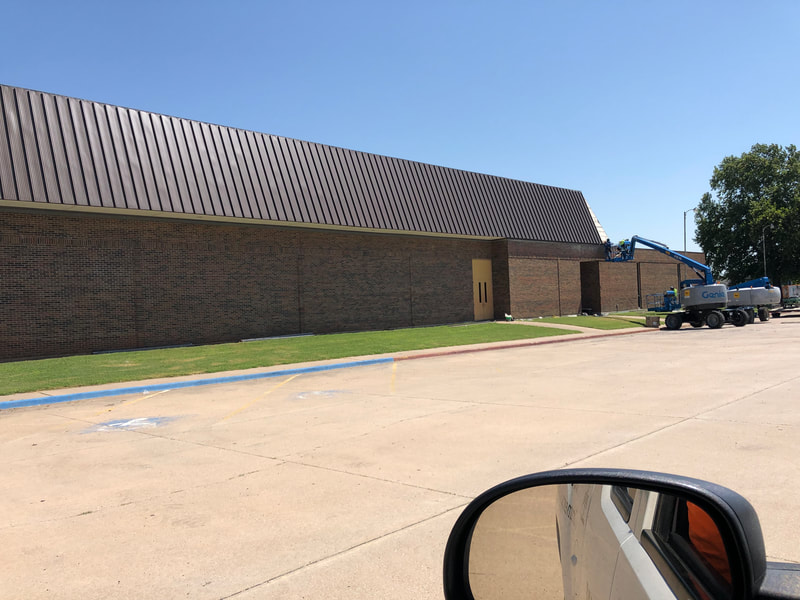 Blackwell Public Schools Standing Seam — commercial roofing project by American Roofing