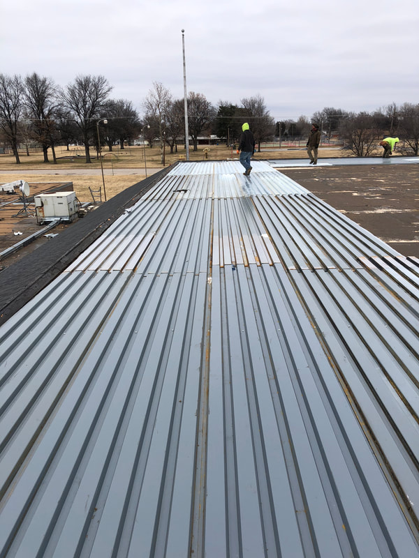 Blackwell Public Schools — commercial roofing project by American Roofing