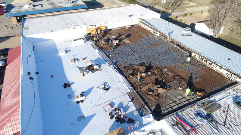 Brandts — commercial roofing project by American Roofing