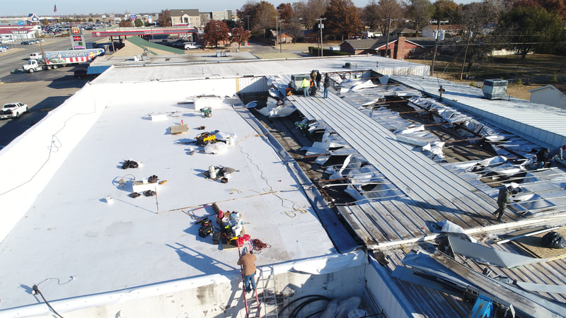 Brandts — commercial roofing project by American Roofing