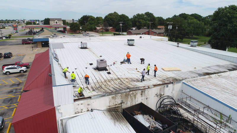 Brandts — commercial roofing project by American Roofing