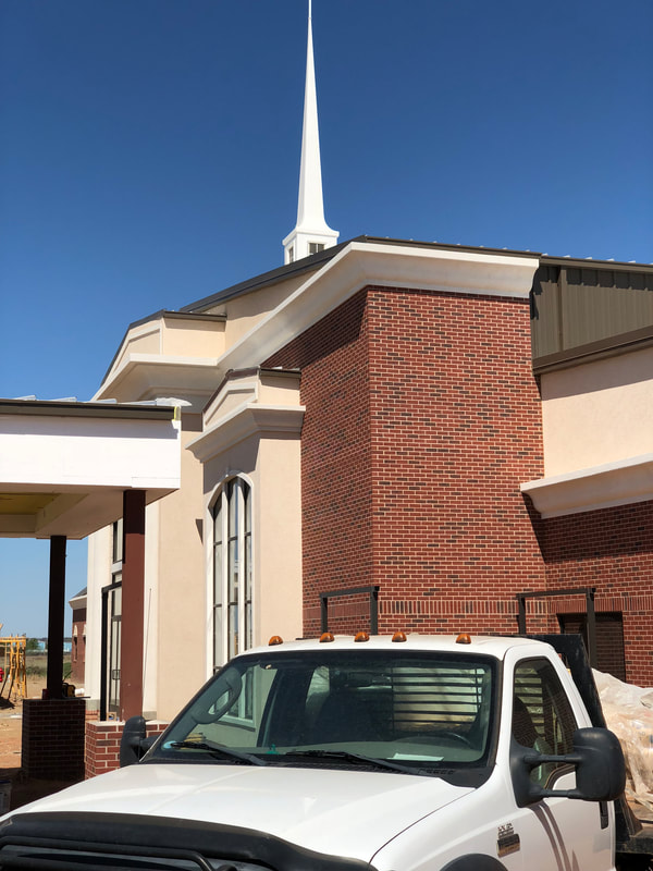 Cushing Baptist Church — commercial roofing project by American Roofing