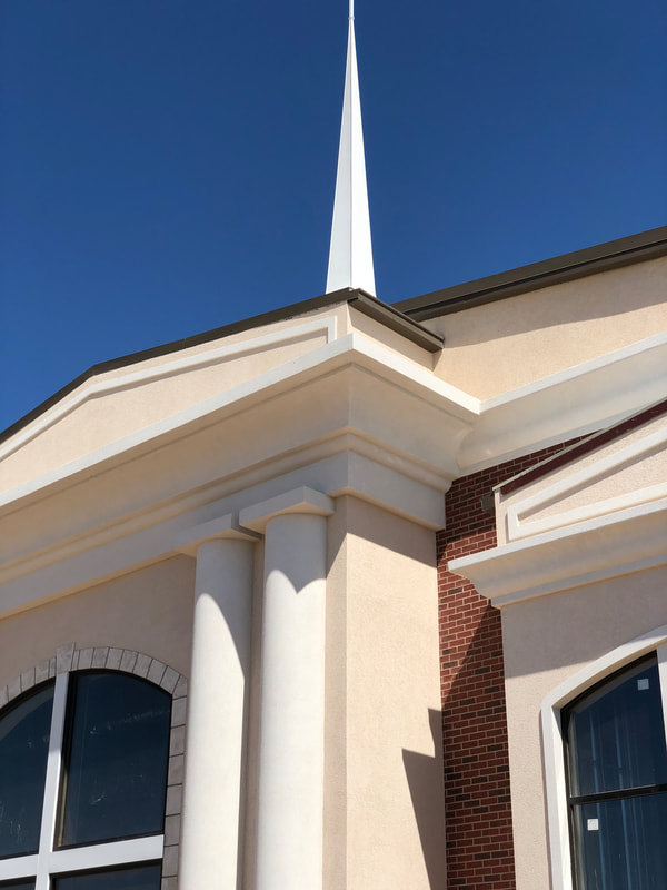 Cushing Baptist Church — commercial roofing project by American Roofing