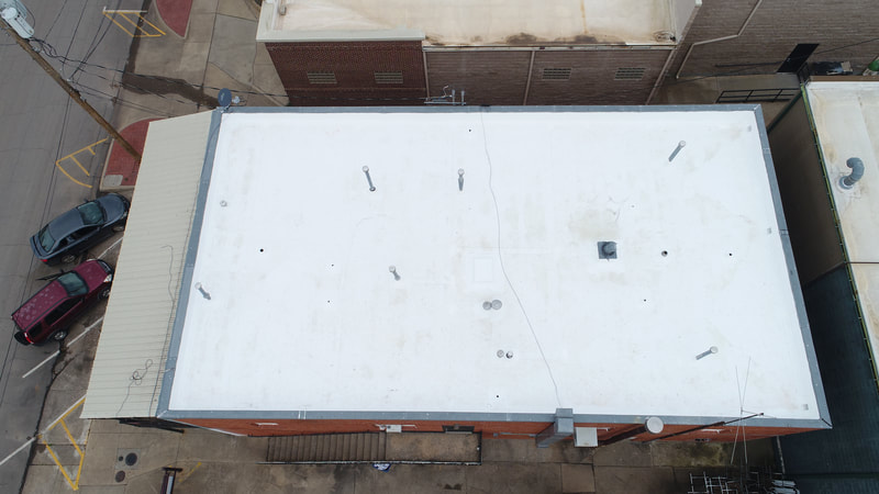 The Endzone — commercial roofing project by American Roofing