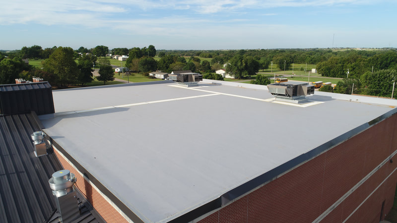 Mulhall Public Schools — commercial roofing project by American Roofing