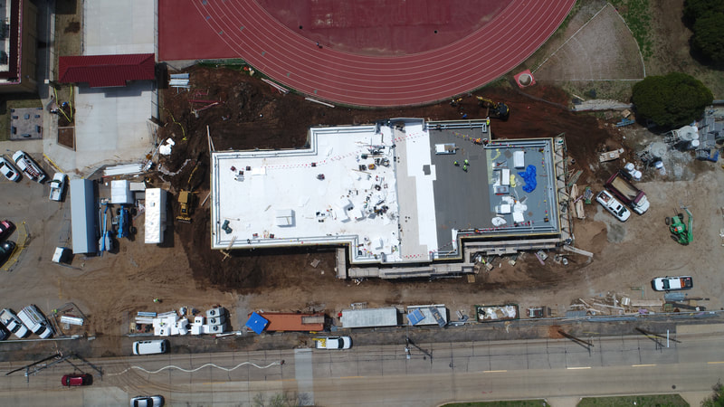 Ponca City High School — commercial roofing project by American Roofing