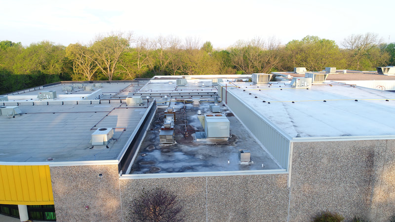 Sangre Ridge Cafeteria — commercial roofing project by American Roofing