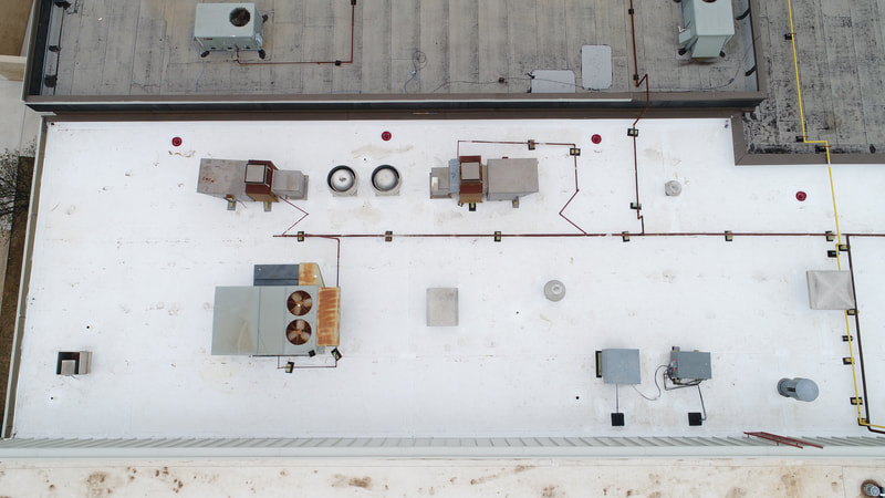 Sangre Ridge Cafeteria — commercial roofing project by American Roofing