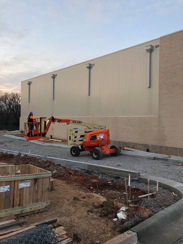 Sangre Ridge Elementary Wall Panels — commercial roofing project by American Roofing